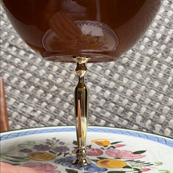 Vintage!! Floral Two-Tiered Serving Tray - Picture 8 of 11